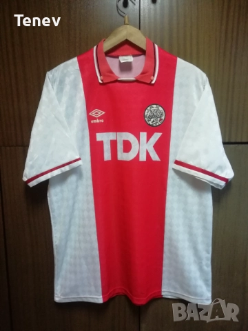 Ajax Amsterdam 1989 1990 1991 Umbro Vintage оригинална ретро футболна тениска фланелка Аякс 