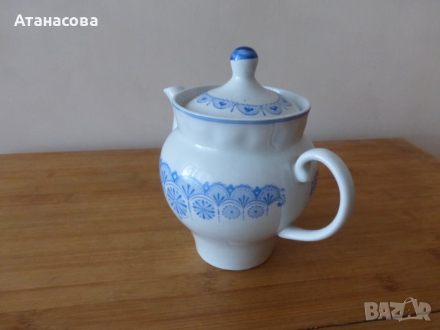 Украински порцеланов чайник Барановка 1970 г, снимка 6 - Аксесоари за кухня - 42081460