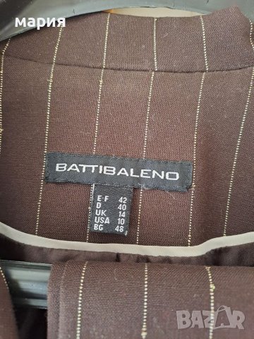 Battibaleno  стилен костюм в кафяво, снимка 2 - Костюми - 39800285
