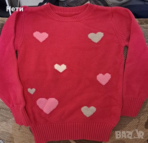 Детски пуловер за момиче, снимка 1 - Детски пуловери и жилетки - 38041999