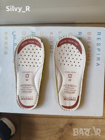 Бебешки обувки Geox - като нови, снимка 4 - Бебешки обувки - 53045777