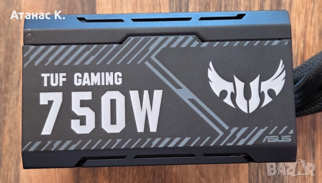 Захранване: ASUS TUF Gaming 750W - 80 Plus Bronze, снимка 3 - Захранвания и кутии - 52527214