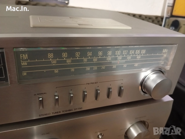 Тунер AUREX/Toshiba ST-T50, снимка 2 - Ресийвъри, усилватели, смесителни пултове - 51858916