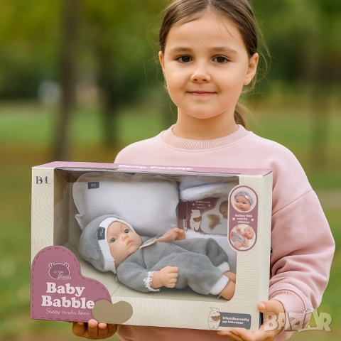 Говорещо бебе 22 см – играчка, която говори на български език, снимка 4 - Кукли - 51853169