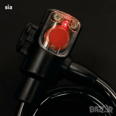 Заключващо устройство за велосипед и стоп, 2ключа, светеща, снимка 2 - Аксесоари за велосипеди - 38992736