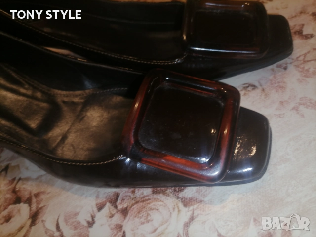 Италиански Дамски Обувки от Естествена Кожа 39, снимка 14 - Дамски елегантни обувки - 51488554