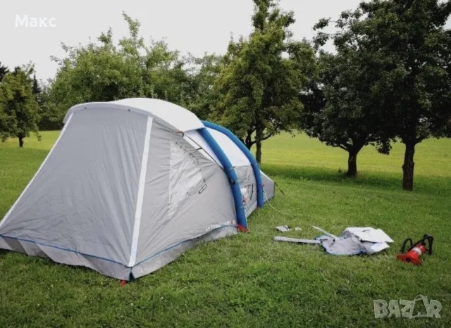 Надуваема палатка Quechua Air
Seconds 4 XL (Decathlon) - отлично
сьстояние, снимка 14 - Палатки - 56037277