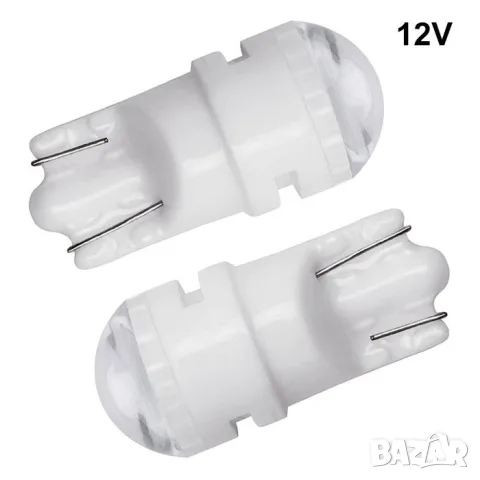 LED крушки T10 12-24V 6000K 2 броя