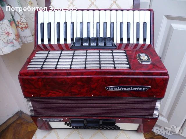 Акордеон Велтмайстер Стела 60 баса, снимка 1