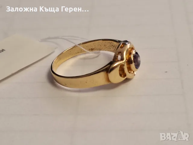 Дамски златен пръстен 3,72гр., снимка 2 - Пръстени - 56258322