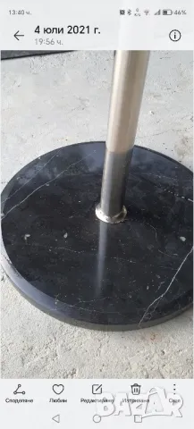 маса ниска стъкло с мрамор, снимка 2 - Маси - 47679865