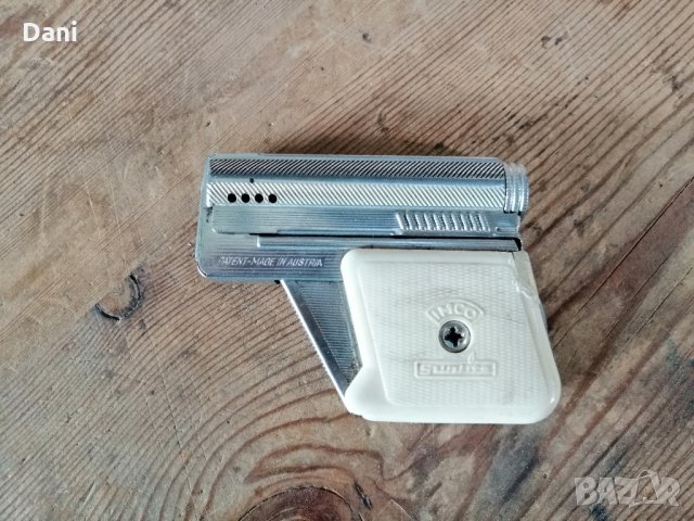 Стара запалка тип пистолет Imco 6900, снимка 1 - Антикварни и старинни предмети - 34008375