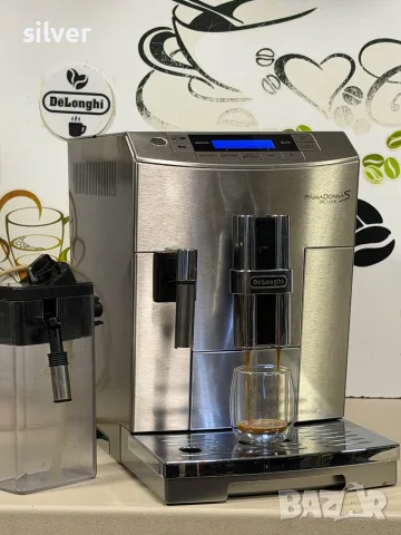 Кафемашина кафе автомат delonghi Primadonna S de luxe с гаранция, снимка 8 - Кафемашини - 55997077