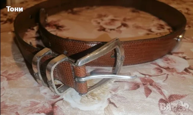 GROOKHORN Оригинал Нов Мъжки Колан от Естествена Кожа 110см. , снимка 4 - Колани - 50954210