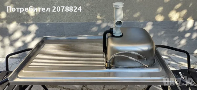 Комплект кухненска мивка със смесител и сифон, снимка 7 - Мивки - 56042711