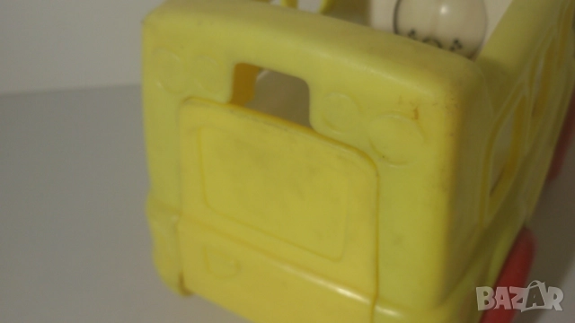 Fisher Price school bus 1112 училищен автобус бус Roll-A-Round ретро играчка, снимка 15 - Колекции - 51503009
