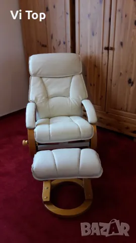 Кресло с табуретка 