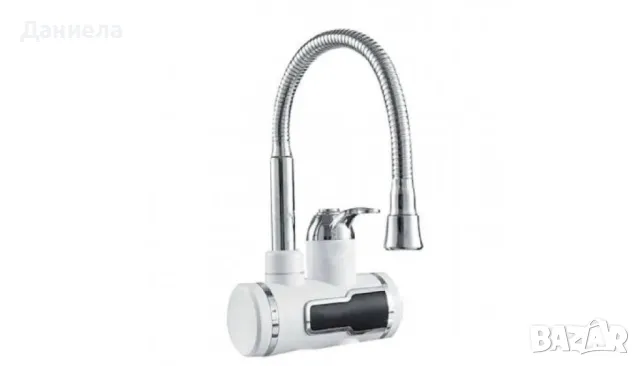 Смесител с проточен бойлер, 3200W, стенен + дисплей + гъвкав чучур, снимка 2 - Други стоки за дома - 48610488