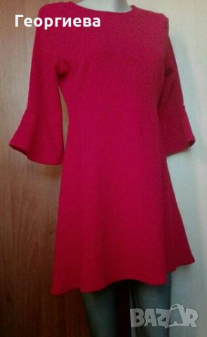 Еластична релефна нова рокля, в червено👗🍀M/L,L👗🍀арт.858