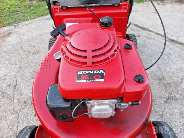 Косачка Honda 55 см самоходна алуминиева мулчираща с кош, снимка 13 - Градинска техника - 54102421
