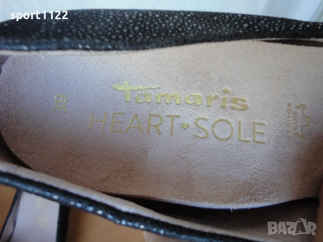 N39 Tamaris/нови/естествена кожа/дамски обувки, снимка 3 - Дамски обувки на ток - 53342255