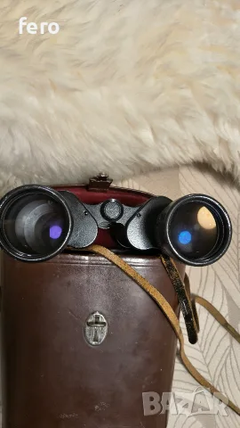 Бинокъл Carl Zeiss Jena 10x50 Jenoptem MC 1980г., снимка 4 - Екипировка - 56280717