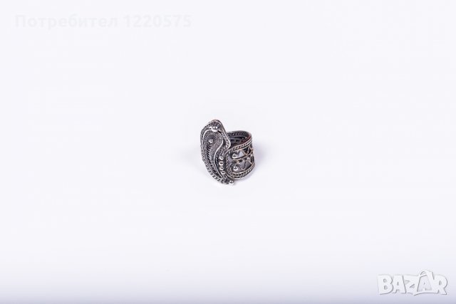 Сребърен пръстен-филигран