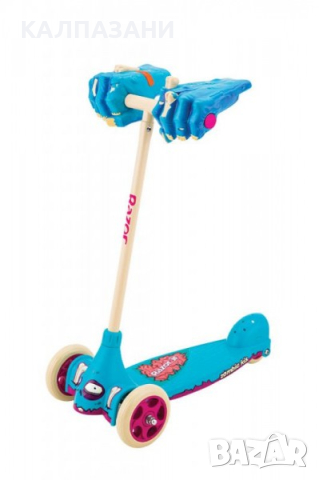 РЕЙЗЪР СКУТЕР ЗОМБИ КИКС 20073644 син и зелен, снимка 3 - Скутери и тротинетки - 44709854