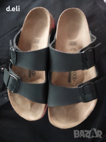 BIRKENSTOCK Size 38 Original. GEOX Size 39 100% Кожа, снимка 3 - Сандали - 47743034