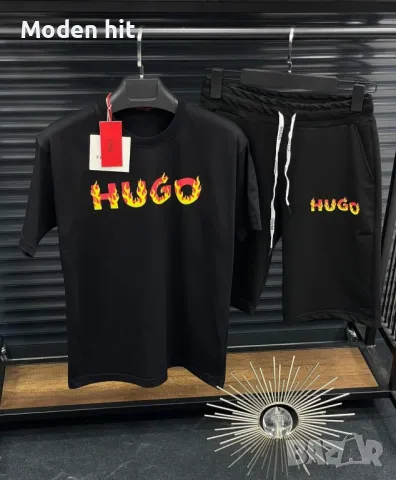 Последни бройки! Boss мъжки летни екипи /тениска и къси панталони/ висок клас реплика, снимка 1