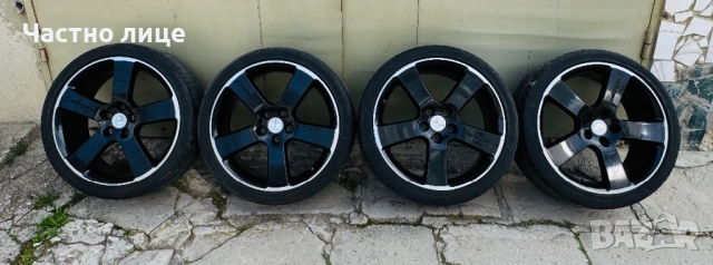 Джанти с гуми Borbet Oettinger Type RX 19 5x112 8, 5J ET50, снимка 3 - Гуми и джанти - 54167490