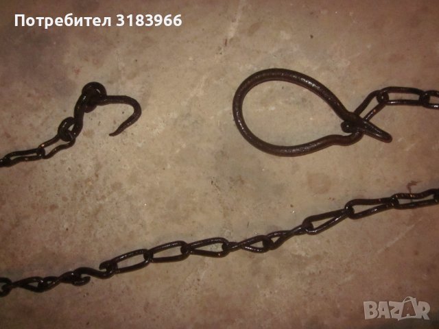 синджир за каруца голям дебел и масивен, снимка 4 - Други ценни предмети - 38332869