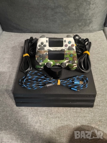 PlayStation 4 Pro 1TB + DualShock Charging Station + 2 контролера DualShock 4 + 3m charging cable