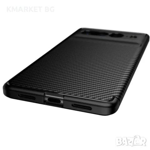 Google Pixel 7 Pro Удароустойчив Carbon Fiber Калъф и Протектор, снимка 5 - Калъфи, кейсове - 49136676