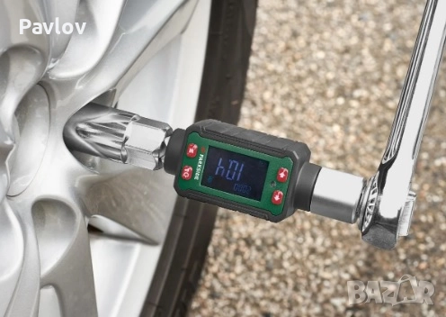 Дигитален адаптер 20-200Nm - за въртящ момент (Parkside), снимка 3 - Аксесоари и консумативи - 52188541