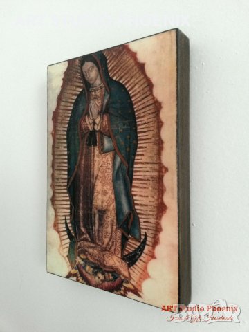Икона на Девата от Гуадалупе /католическа/, icona Devata ot Guadalupe, снимка 3 - Картини - 14325789