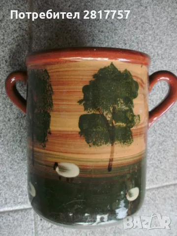 Старинна керамична поставка за прибори и други !, снимка 5 - Антикварни и старинни предмети - 48868992