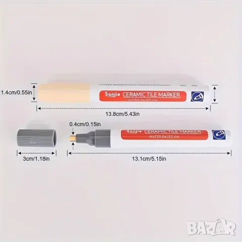 Перманентен керамичен маркер, снимка 3 - Декорация за дома - 48540726