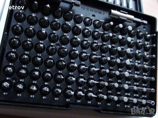 WISENT - Bit SET - 113 елемента - Гарантирано качество от BAUHAUS DEUTSCHLAND  !!!  ЧИСТО НОВ  !!!, снимка 8 - Гедорета - 31645663