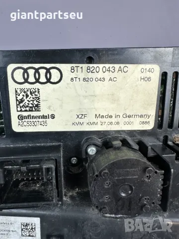Управление климатик за АУДИ А4 А5 AUDI A4 A5 , 8T1820043AC, снимка 2 - Части - 40139453