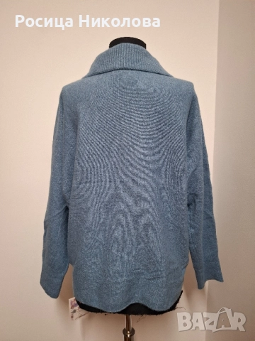 д пуловер с яка, снимка 3 - Блузи с дълъг ръкав и пуловери - 52319988