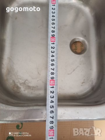 Мивка от неръждаема стомана алпака хром никел инокс единична без перила, снимка 7 - Други стоки за дома - 36931480