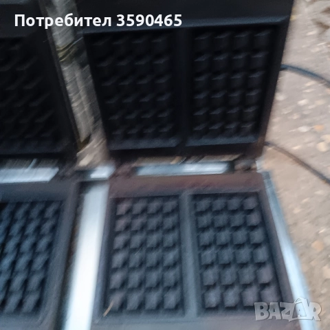 Двоен професионален гофретник, снимка 5 - Обзавеждане на кухня - 52871599