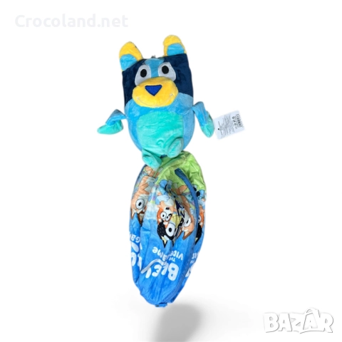 Плюшена играчка 2 в 1 – Bluey с трансформиращ се спален чувал