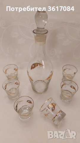 Антикварен сервиз (пълен комплект) с позлата и ръчно гравиране от 30-те години, снимка 5 - Антикварни и старинни предмети - 39449719