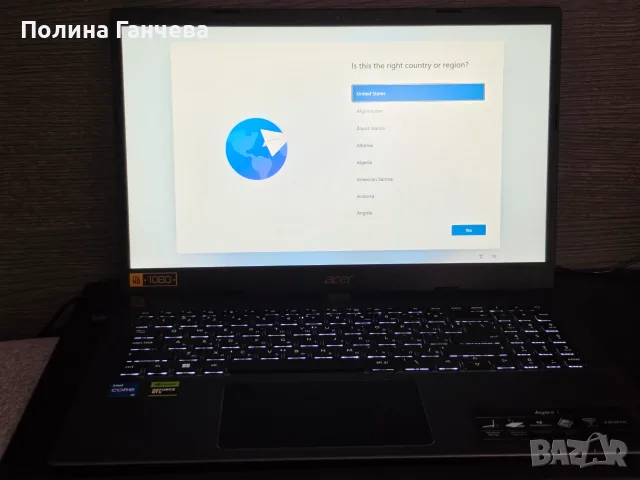 Acer Aspire 7 | i5-12450H | RTX 2050 4GB | 16GB RAM | 512GB SSD, снимка 12 - Лаптопи за игри - 56225860