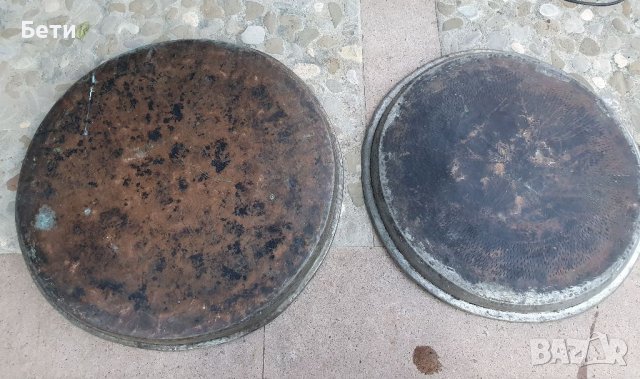 Медни старинни съдове, снимка 4 - Прибори за хранене, готвене и сервиране - 38300153