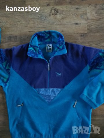 SALEWA VINTAGE FLEECE HALF ZIP MEDIUM - страхотен мъжки полар Л, снимка 8 - Спортни дрехи, екипи - 42797778