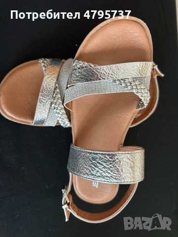 Сребърни сандали Jenny fairy, снимка 5 - Сандали - 54187397