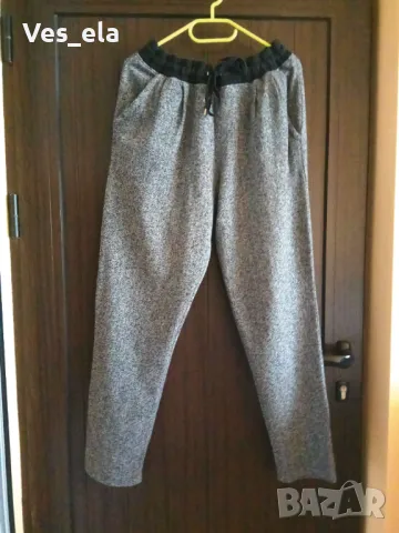 Сиво памучно долнище